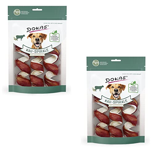Dokas Dog KAU-SPIRALE MIT ENTENBRUST für Hunde - Doppelpack - 2 x 110g Dokas Dog KAU-SPIRALE MIT ENTENBRUST für Hunde - Doppelpack - 2 x 110g von Dokas