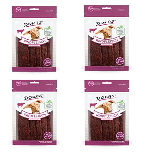 Dokas Dog RINDFLEISCH getrocknet für Hunde - Bundle - 4 x 70 g Dokas Dog RINDFLEISCH getrocknet für Hunde - Bundle - 4 x 70 g von Dokas