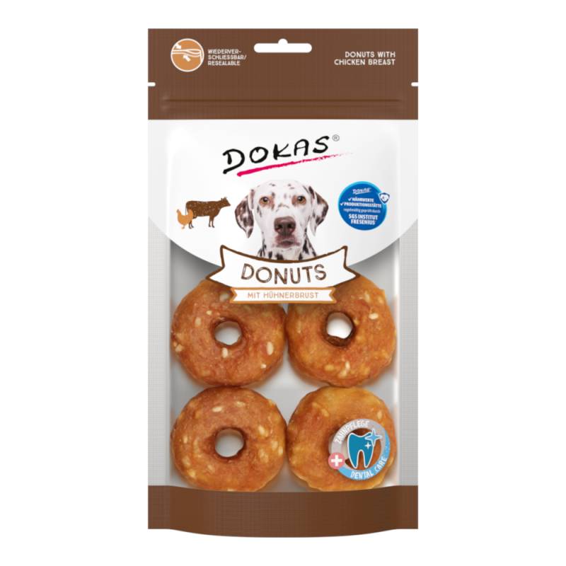 Dokas Donuts - mit Hühnerbrust (160 g) von Dokas