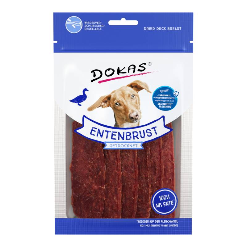 Dokas Entenbrust Getrocknet Ente - Sparpaket: 2 x 70 g von Dokas
