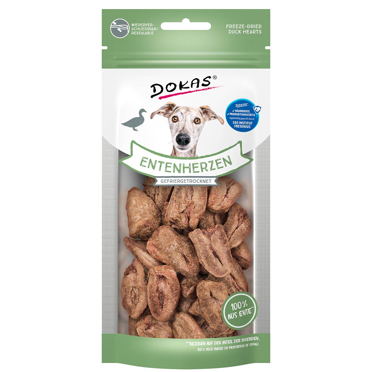 Dokas Entenherzen, gefriergetrocknet 22g Dokas Entenherzen, gefriergetrocknet 22g von Dokas