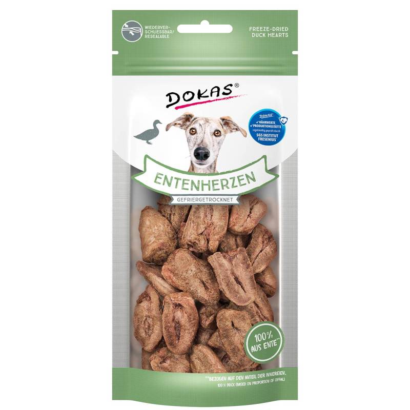 Dokas Entenherzen, gefriergetrocknet 22g von Dokas