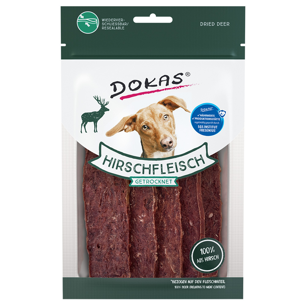 Dokas Hirschfleisch Getrocknet - 60 g von Dokas