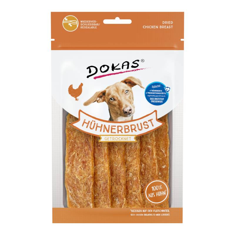 Dokas Hühnerbrust Getrocknet - Sparpaket: 2 x 70 g von Dokas