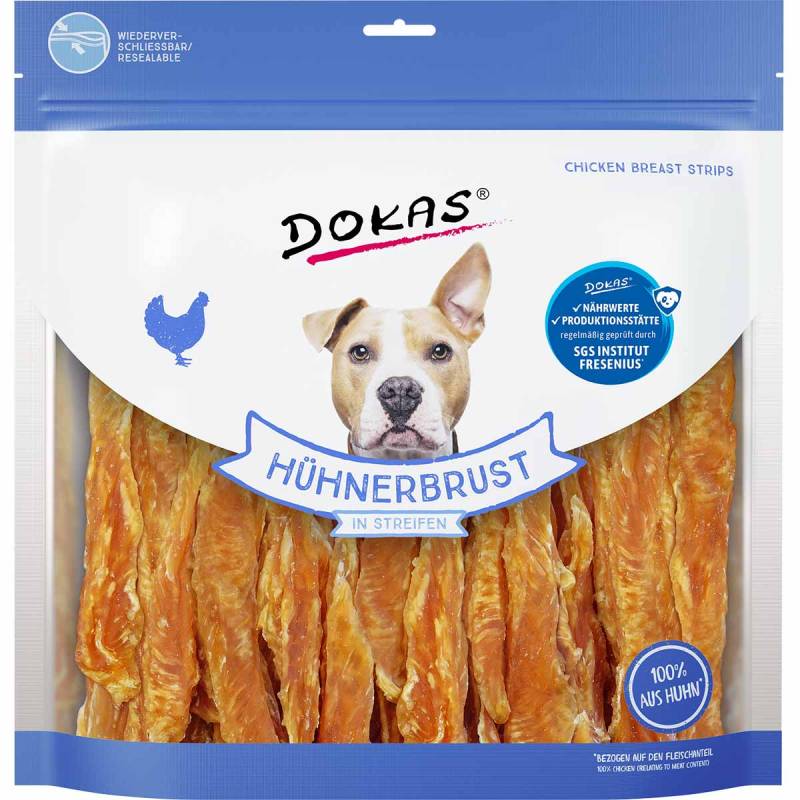 Dokas Hühnerbrust in Streifen 2x900g von Dokas
