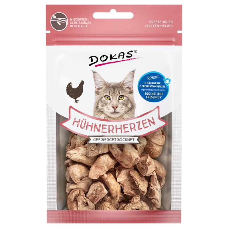 Dokas Hühnerherzen Gefriergetrocknet - 15 g von Dokas