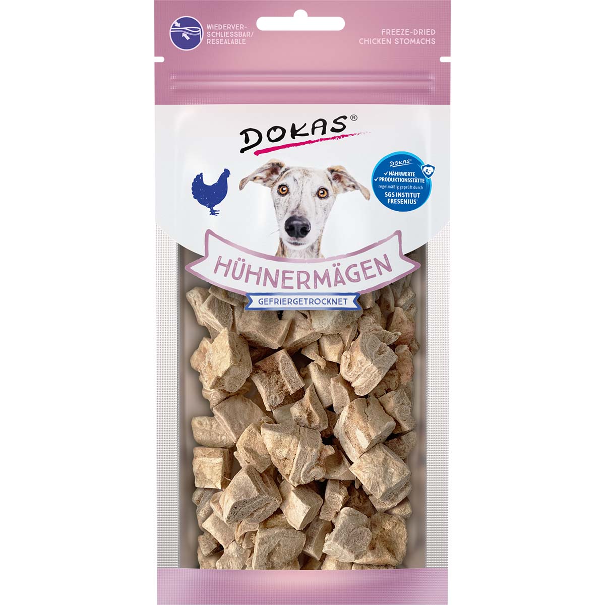 Dokas Hühnermägen, gefriergetrocknet 20g von Dokas