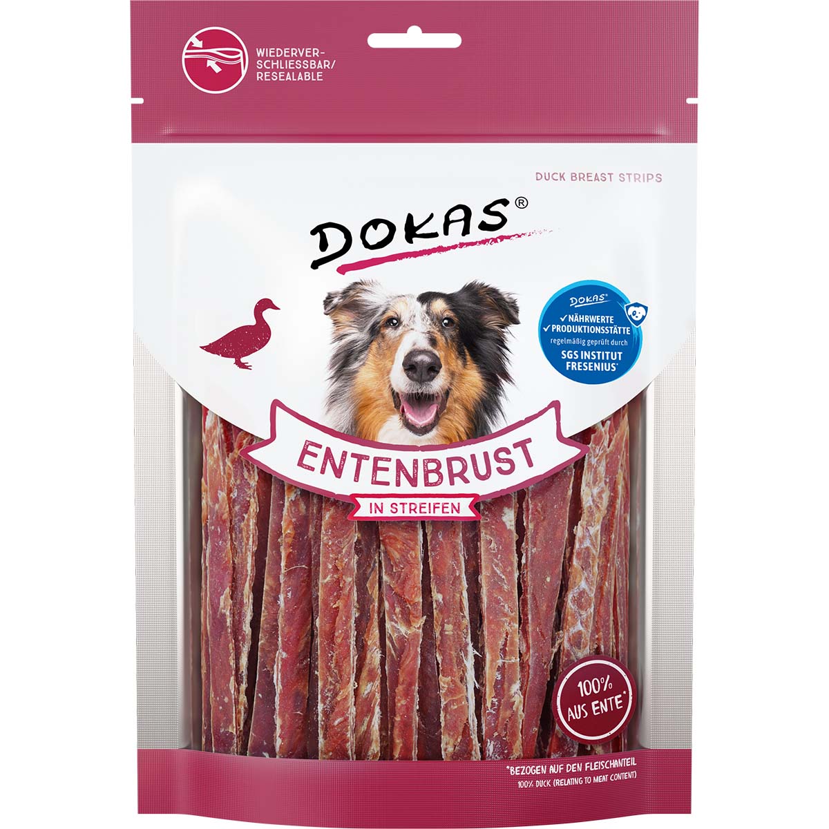 Dokas Hundesnack Entenbrust in Streifen 250 g Dokas Hundesnack Entenbrust in Streifen 250 g von Dokas