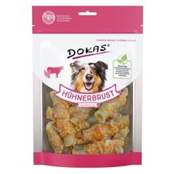 Dokas DOG Hühnerbrust in Stückchen für Hunde - 8 x 250g von Dokas