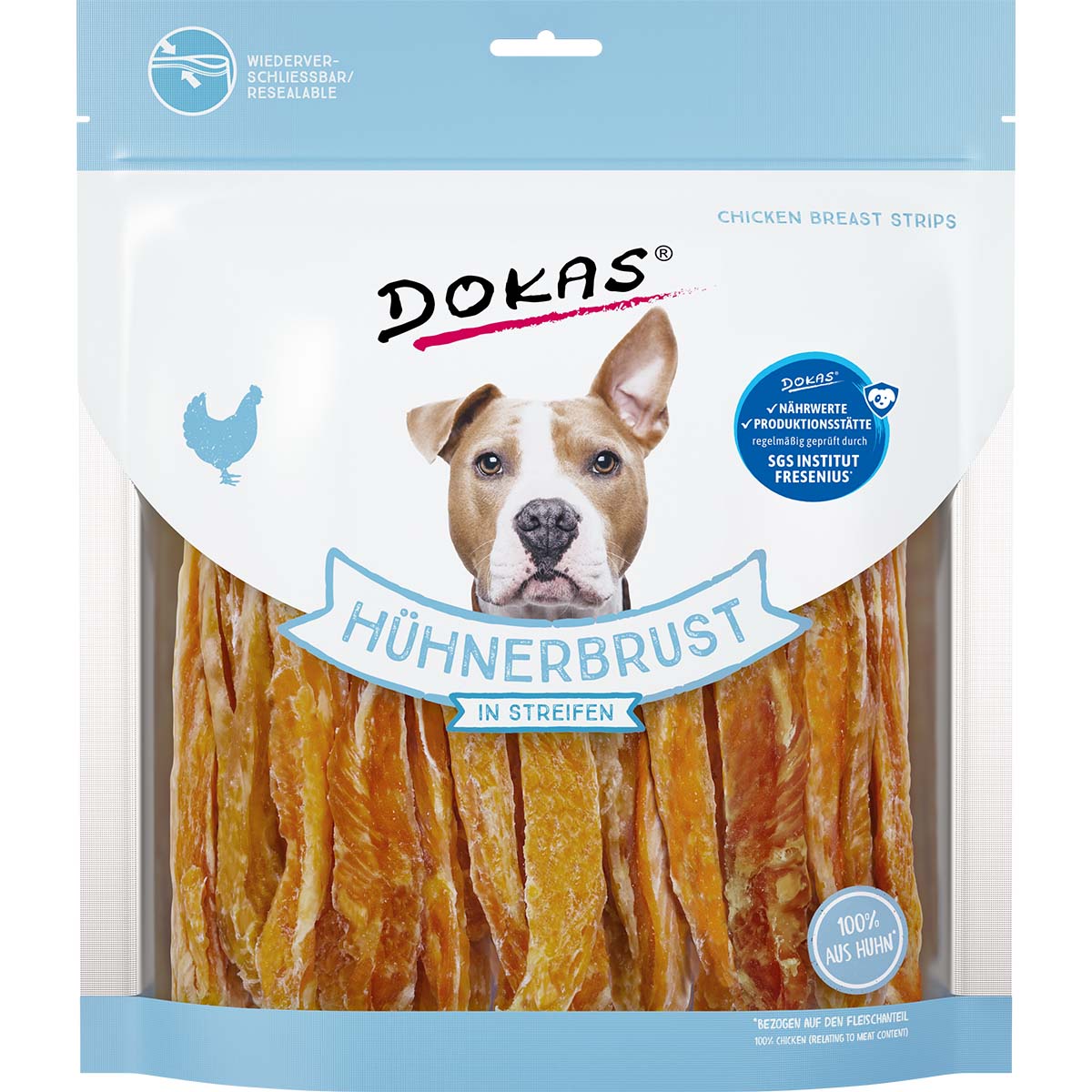 Dokas Hundesnack Hühnerbrust in Streifen 500g Dokas Hundesnack Hühnerbrust in Streifen 500g von Dokas
