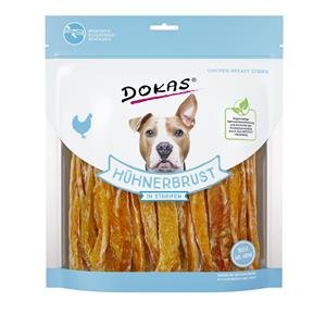 Dokas Hundesnack Hühnerbrust in Streifen | 5x500g von Dokas