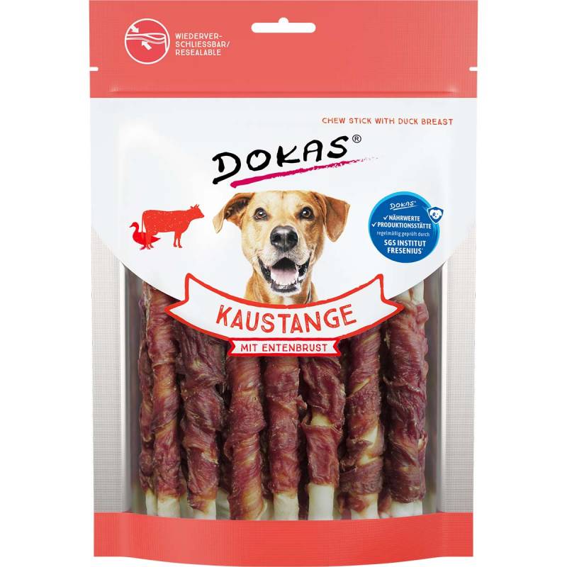 Dokas Hundesnack Kaustange mit Entenbrust 200g von Dokas