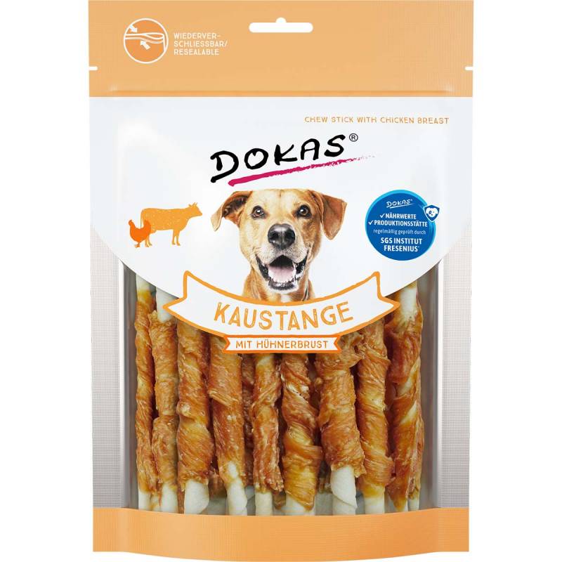 Dokas Hundesnack Kaustange mit Hühnerbrust 200g von Dokas