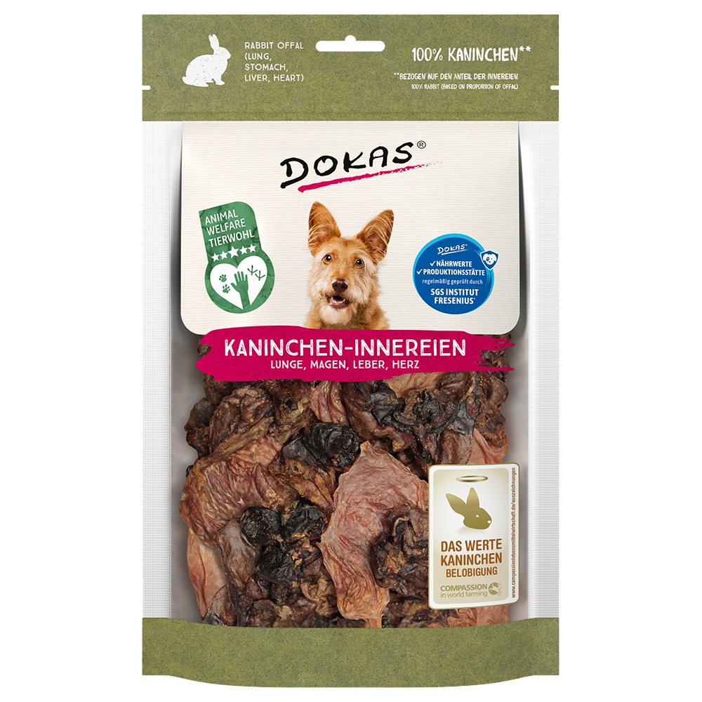 Dokas Kaninchen-Innereien - Sparpaket: 2 x 100 g von Dokas