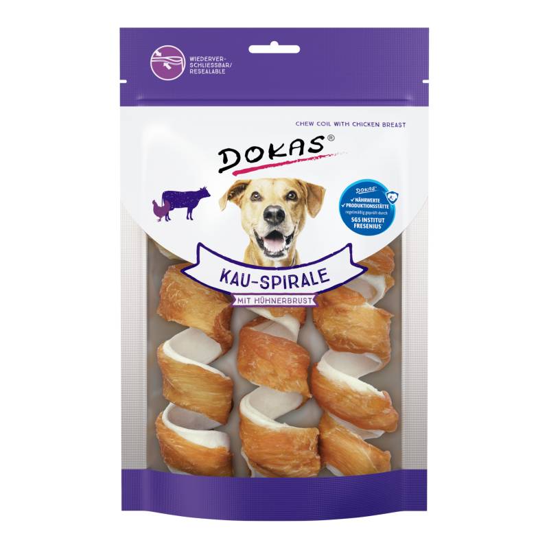 Dokas Kau-Spirale Hühnerbrust - Sparpaket: 6 Stück (2 x 110 g) von Dokas