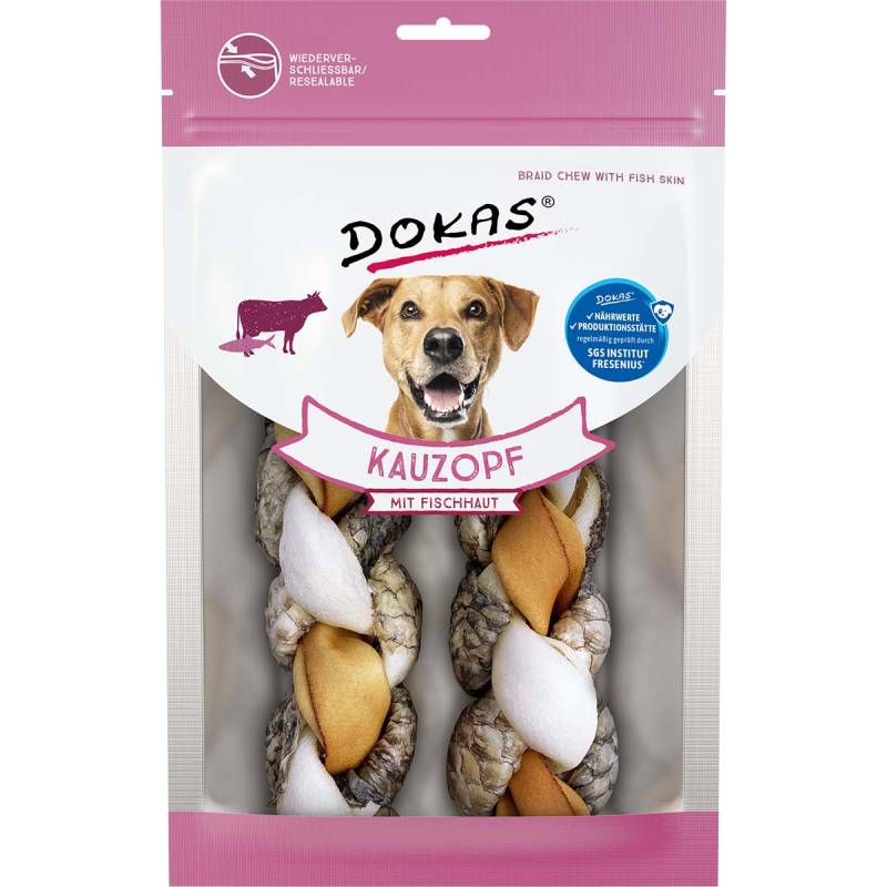 Dokas Kauzopf mit Fischhaut 4x120g von Dokas