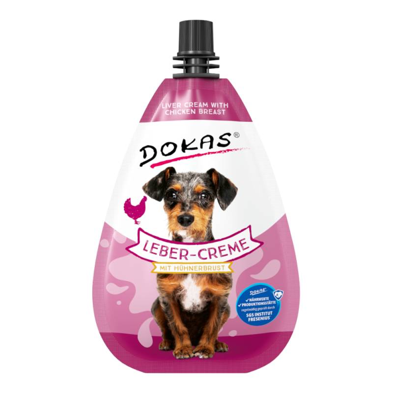 Dokas Leber-Creme - mit Hühnerbrust (85 g) von Dokas