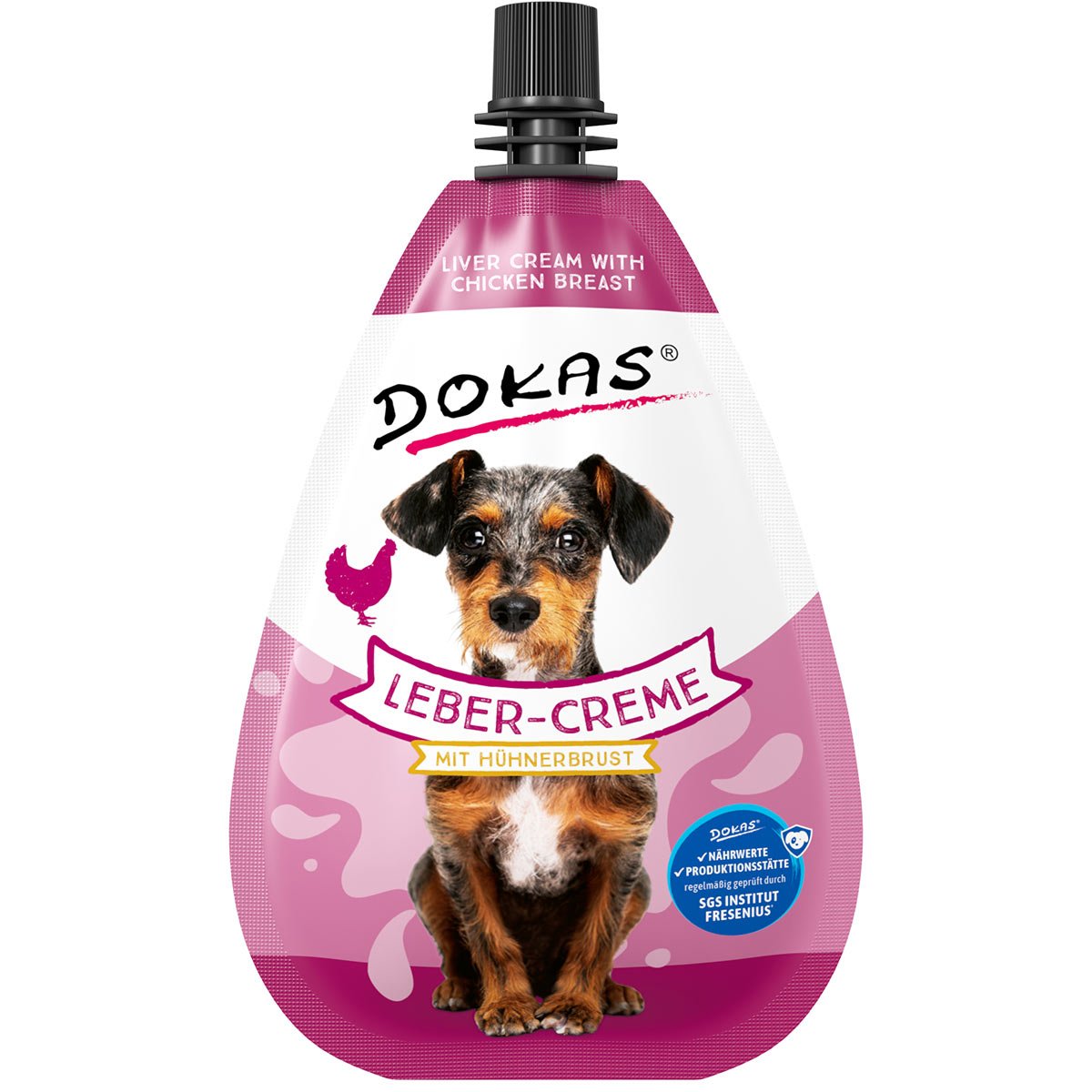 Dokas Leber-Creme mit Hühnerbrust 4x85g Dokas Leber-Creme mit Hühnerbrust 4x85g von Dokas