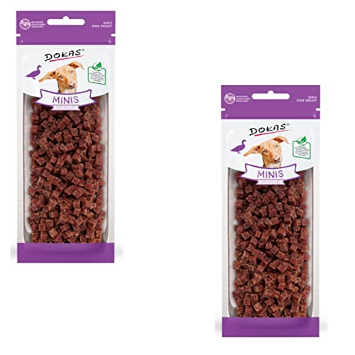 Dokas Mini Entenbrust für Hunde | Doppelpack | 2 x 70g | Ergänzungsfuttermittel für Hunde | Aus 100% Entenbrustfilet | Zum Einsatz beim Training oder als Begleiter für Unterwegs Dokas Mini Entenbrust für Hunde | Doppelpack | 2 x 70g | Ergänzungsfuttermittel für Hunde | Aus 100% Entenbrustfilet | Zum Einsatz beim Training oder als Begleiter für Unterwegs von Dokas