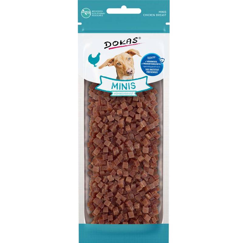 Dokas Minis Hühnerbrust 70g von Dokas