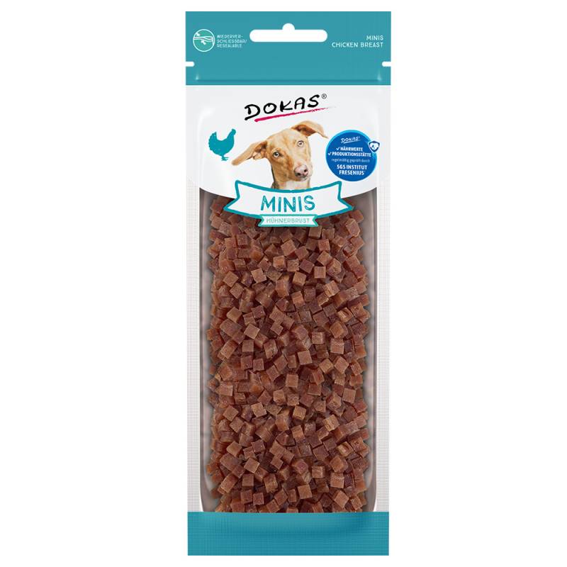 Dokas Minis Hühnerbrust - Sparpaket: 2 x 70 g von Dokas