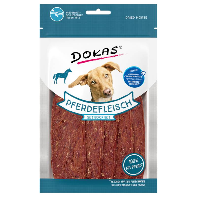 Dokas Pferdefleisch Getrocknet - Sparpaket: 4 x ca. 60 g von Dokas