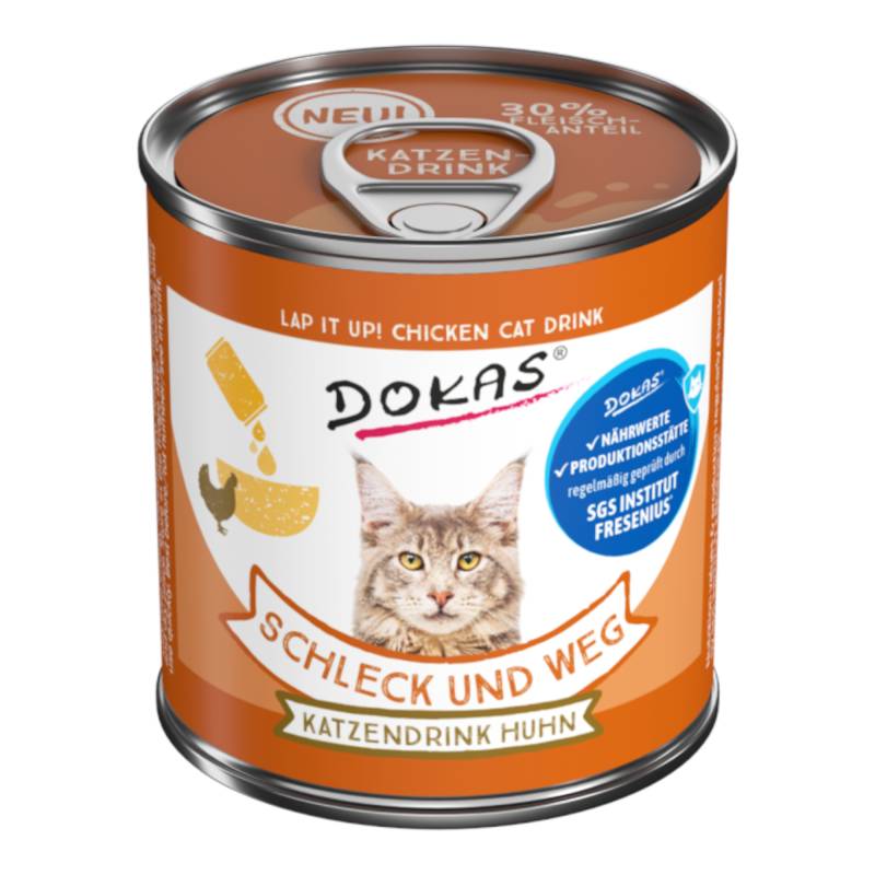 Dokas Schleck und Weg Huhn Katzendrink - 600 g von Dokas