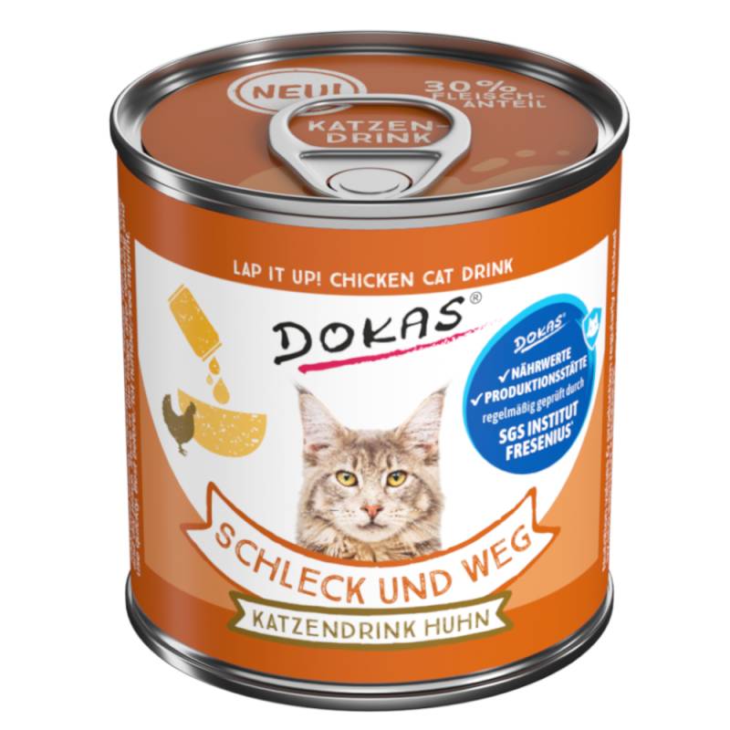 Dokas Schleck und Weg Katzendrink mit Huhn - 100 g von Dokas