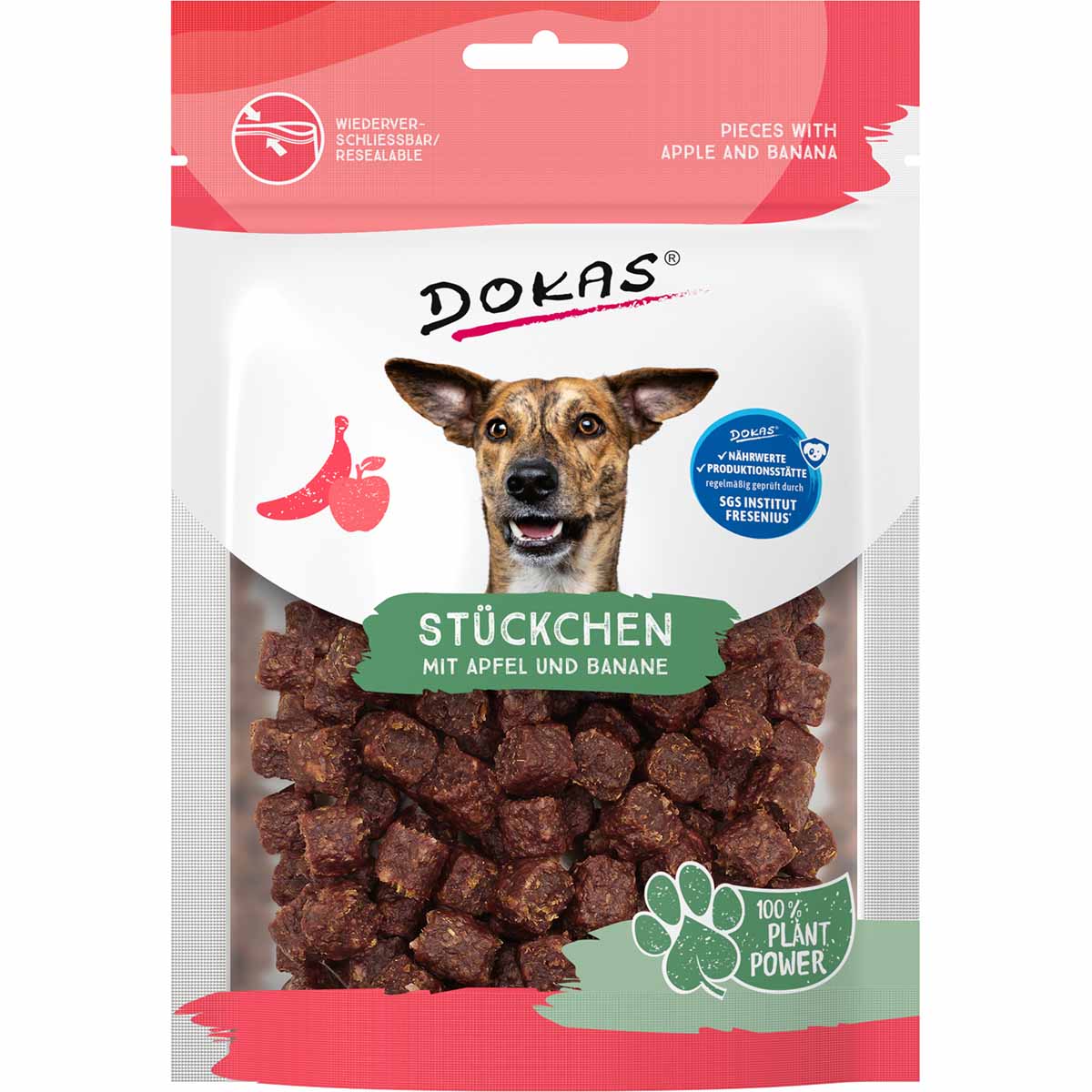 Dokas Stückchen mit Apfel und Banane 105g Dokas Stückchen mit Apfel und Banane 105g von Dokas