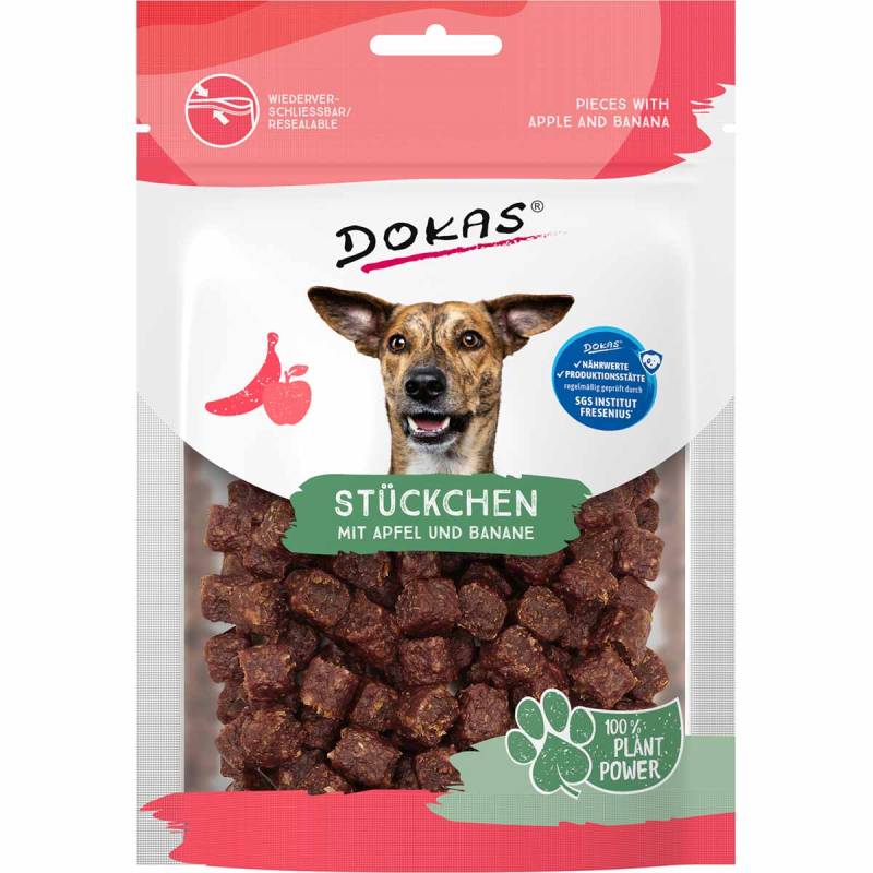Dokas Stückchen mit Apfel und Banane 105g von Dokas