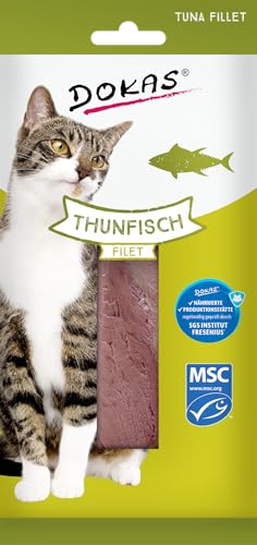 Dokas Thunfisch Filet– Getreidefreies Premium Leckerli für Katzen – optimal als Belohnung Dokas Thunfisch Filet– Getreidefreies Premium Leckerli für Katzen – optimal als Belohnung von Dokas