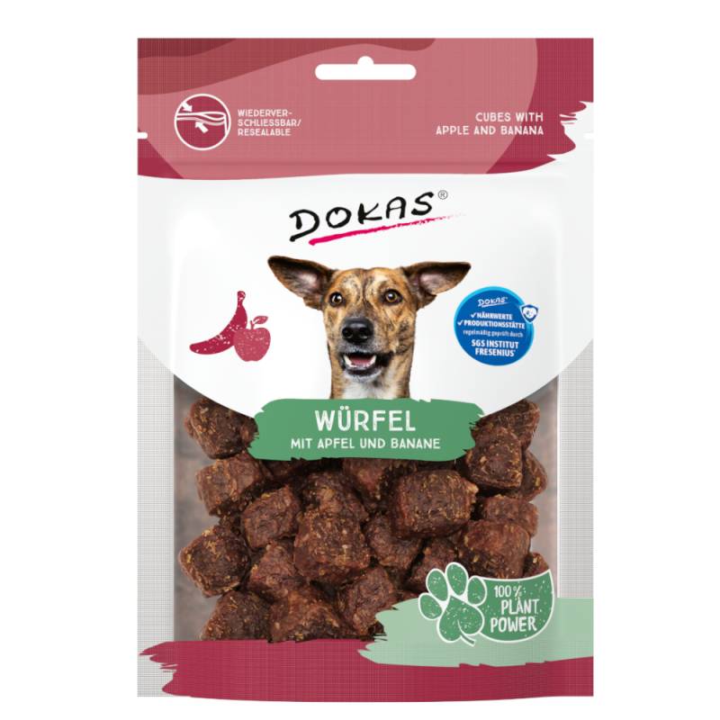 Dokas Würfel mit Apfel & Banane - 105 g von Dokas