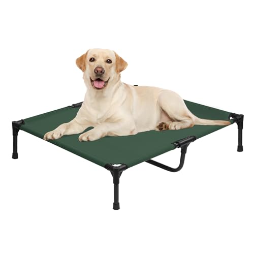 Dokdogs Erhöhtes Hundebett, 106,7 cm, atmungsaktives erhöhtes Haustierbett für große Hunde, wasserdichtes Hundebett, einfach zu montieren, langlebiges tragbares Haustierbett mit rutschfesten Füßen, Dokdogs Erhöhtes Hundebett, 106,7 cm, atmungsaktives erhöhtes Haustierbett für große Hunde, wasserdichtes Hundebett, einfach zu montieren, langlebiges tragbares Haustierbett mit rutschfesten Füßen, von Dokdogs