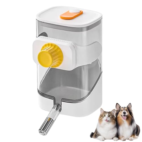 Automatisches Wasserspender für Hunde, Katzen, Futterspender und Wasserspender, Katzenfutter Katze, Hunde, Wasserspender für kleine, Mittelgroße und Große Haustiere, 700ml (Wasserspender) von Dokeno