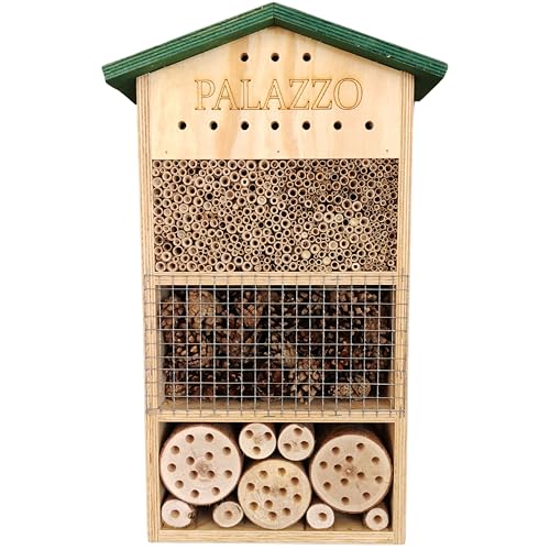 Insektenhotel Palazzo XL aus Massivholz – Premium Nistplatz für Wildbienen & Marienkäfer | Handgefertigt in Europa | Wetterfest & Nachhaltig | Für Garten & Balkon Insektenhotel Palazzo XL aus Massivholz – Premium Nistplatz für Wildbienen & Marienkäfer | Handgefertigt in Europa | Wetterfest & Nachhaltig | Für Garten & Balkon von Dokkodo