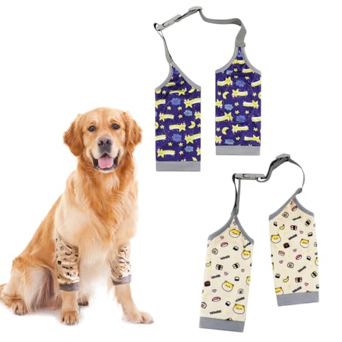 2 Stück Ellenbogenbandage Hund, liegeschwielen Hundebody Nach Op, Kniebandage Hund Hinterbein, Pfotenschutz Hund, Mittelgroße und Große Hunde Chirurgie Erholung Recovery Sleeve für Vorderbeine (XL) 2 Stück Ellenbogenbandage Hund, liegeschwielen Hundebody Nach Op, Kniebandage Hund Hinterbein, Pfotenschutz Hund, Mittelgroße und Große Hunde Chirurgie Erholung Recovery Sleeve für Vorderbeine (XL) von Doksvp