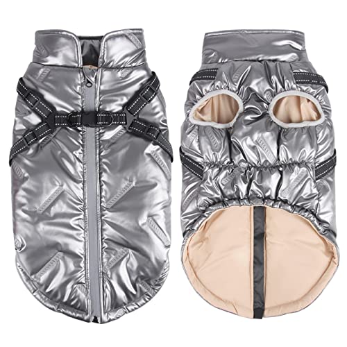 Dolahovy wasserdichte Hundejacke Mantel Winter Warme Haustierweste Winddichte Reflektierende Hundekleidung mit Geschirr Verstellbare Welpen Katzen Kleidung für Kleine Mittelgroße Hunde im Freien Dolahovy wasserdichte Hundejacke Mantel Winter Warme Haustierweste Winddichte Reflektierende Hundekleidung mit Geschirr Verstellbare Welpen Katzen Kleidung für Kleine Mittelgroße Hunde im Freien von Dolahovy