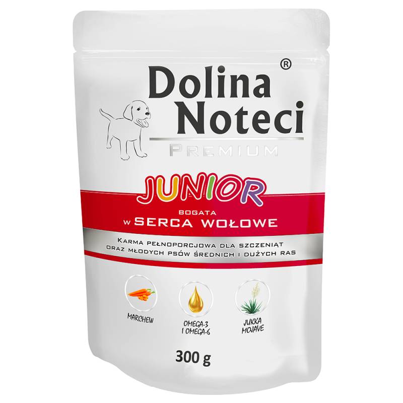 Dolina Noteci Junior 10 x 300 g - reich an Rinderherzen von Dolina Noteci