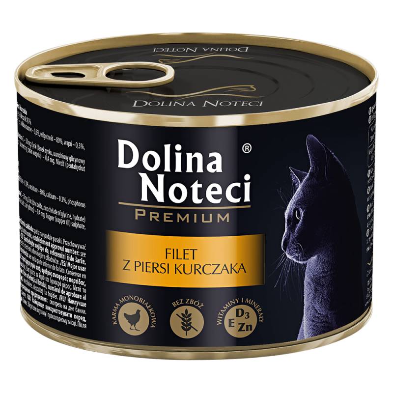 Dolina Noteci Premium Katze 12 x 185 g - Hähnchenbrustfilet von Dolina Noteci