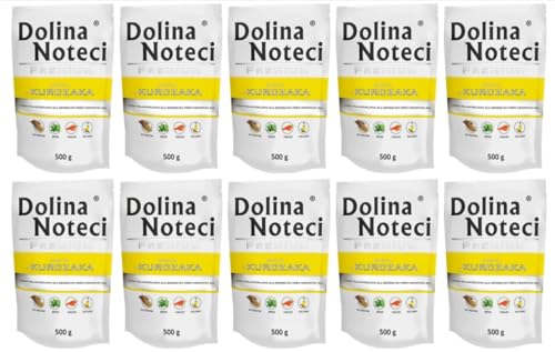 Dolina Noteci Premium Nassfutter für Hunde Huhn Glutenfrei 10 x 500g von DOLINA NOTECI