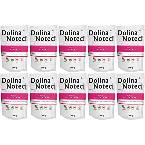 Dolina Noteci Premium Nassfutter für Hunde Reich an Turkey Glutenfrei 10x 500g Dolina Noteci Premium Nassfutter für Hunde Reich an Turkey Glutenfrei 10x 500g von DOLINA NOTECI