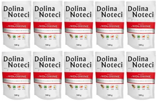 Dolina Noteci Premium Nassfutter für Hunde Rindfleisch Glutenfrei 10 x 500g Dolina Noteci Premium Nassfutter für Hunde Rindfleisch Glutenfrei 10 x 500g von DOLINA NOTECI