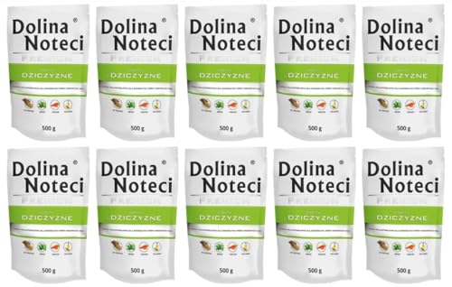 Dolina Noteci Premium Nassfutter für Hunde Wildfleisch Glutenfrei 10 x 500g von DOLINA NOTECI