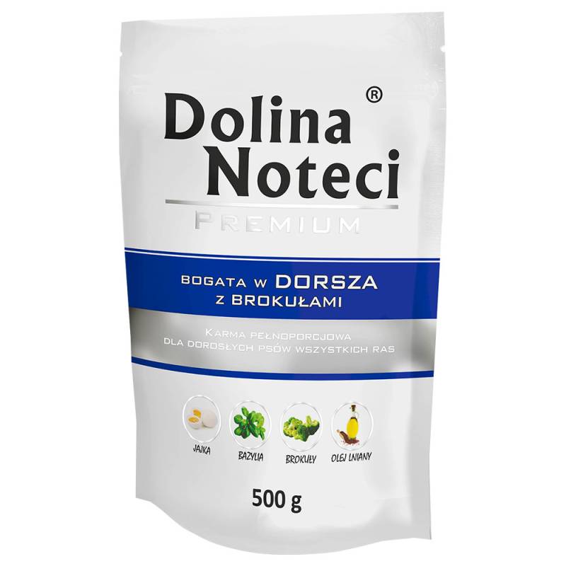 Dolina Noteci Premium Pouches 10 x 500 g - Kabeljau mit Brokkoli von Dolina Noteci