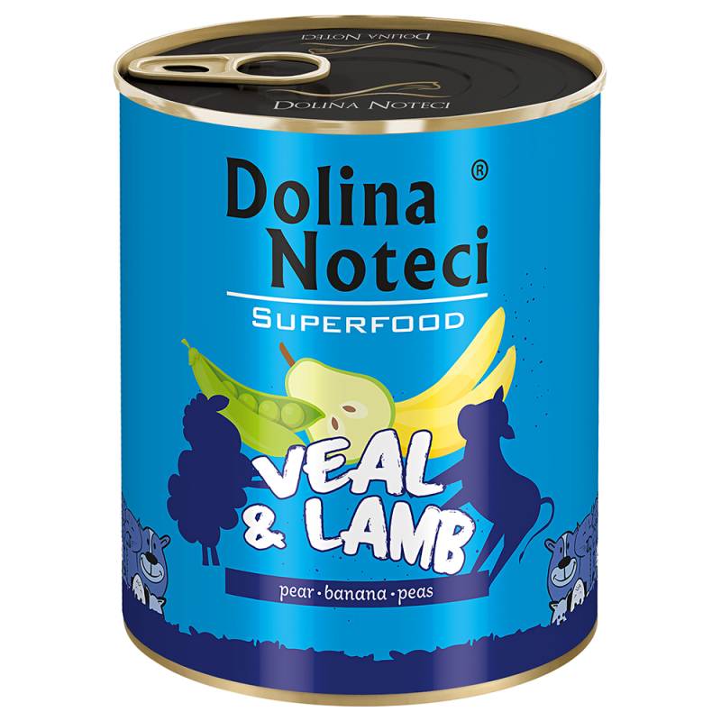 Sparpaket Dolina Noteci Superfood 12 x 800 g - Kalb und Lamm von Dolina Noteci