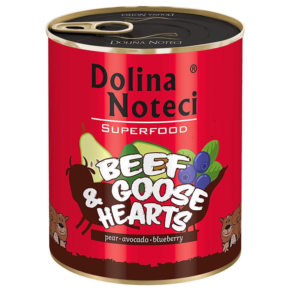 Sparpaket Dolina Noteci Superfood 12 x 800 g - Rind und Gänseherzen Sparpaket Dolina Noteci Superfood 12 x 800 g - Rind und Gänseherzen von Dolina Noteci