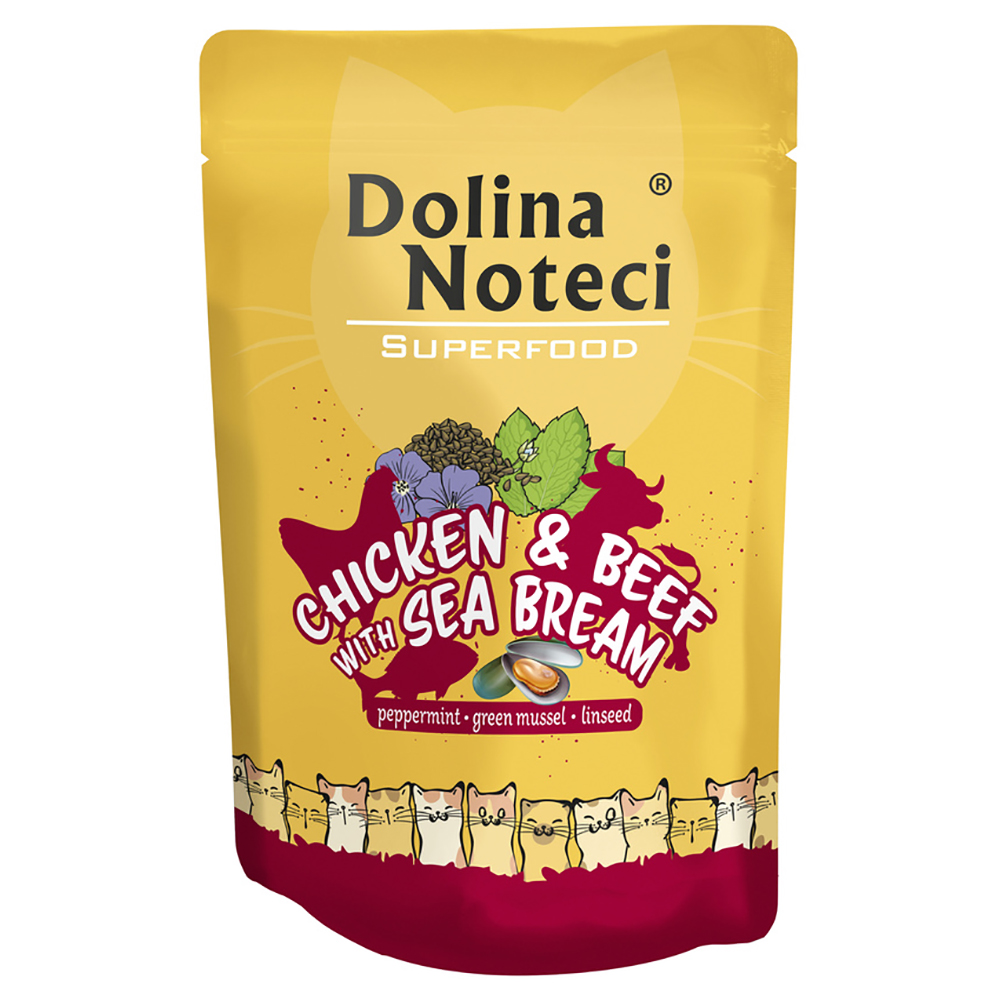 Sparpaket Dolina Noteci Superfood 20 x 85 g - Huhn, Rind und Seebrasse Sparpaket Dolina Noteci Superfood 20 x 85 g - Huhn, Rind und Seebrasse von Dolina Noteci