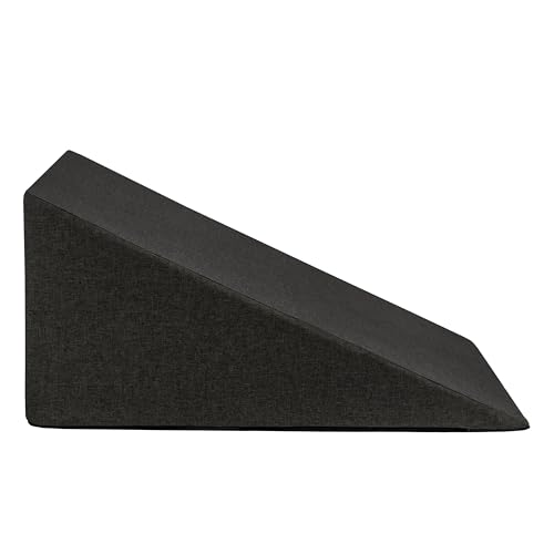 Domarex Hunderampe 65x30x40 cm – wasserdichte Hunde Rampe - Anti-Rutsch - stabile Hundetreppe für kleine und mittlere Hunde - waschbarer Bezug - rutschfest - Grau von Domarex