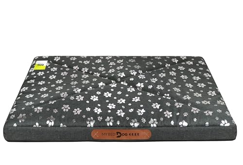 Domarex Wasserdichtes XXL Hundebett 120x70x5 cm – Großes, bequemes Hundekissen mit Reißverschluss, strapazierfähig und leicht zu reinigen - Silberne Pfoten Domarex Wasserdichtes XXL Hundebett 120x70x5 cm – Großes, bequemes Hundekissen mit Reißverschluss, strapazierfähig und leicht zu reinigen - Silberne Pfoten von Domarex