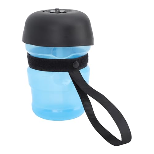 Domary Blau 520ml Auslaufender Tragbarer Hund Wasser Flasche aus Silikon HDPE Outdoor-Reisesp Ender von Domary